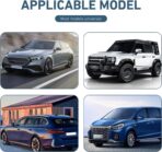 2 PCS Car Side Window Sun Shade, 25.5 x 14.9 Inch Mesh Sunshade with Suction Cups for UV and Heat Blocking, Universal for Most Cars, Trucks, SUVs (Black) - Image 6