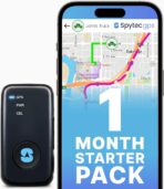 Spy Tec Atlas GPS Tracker for Vehicles & Kids | Up to 14-Day Battery Life | Geofencing, Portable Real Time Mini GPS Car Tracker w/Lifetime Support | Starter Kit with 1st Month Included
