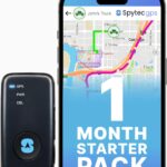 Spy Tec Atlas GPS Tracker for Vehicles & Kids | Up to 14-Day Battery Life | Geofencing, Portable Real Time Mini GPS Car Tracker w/Lifetime Support | Starter Kit with 1st Month Included