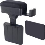 Rupse Car armrest Storage Box,Car Center Console armrest Box with Cup Holder,Forearm Wrist Support Adjustable Armrest for Most Car Models