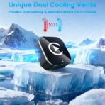 Mini Wireless CarPlay Adapter for iPhone, 2-in-1 for Apple CarPlay & Android Auto Adapter, Convert Wired to Wireless, Plug & Play, Auto Connect, USB to Type-C, No Delay, for iOS 10+ & Android 11+ - Image 3