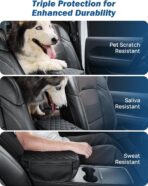 JOYTUTUS Center Console Cover for SUV Sedan, Thick Arm Rest Pad with Storage Bag Leather Middle Console Protector, ‎12.6" x 7.8" x 2.16" - Image 4