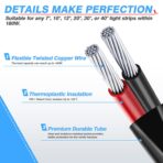 MICTUNING LED Light Bar Wiring Harness Off Road Power 40A Relay Fuse ON-Off Switch (2 Lead) - Image 4