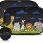 Car Window Shade for Baby with Certified UV-Protection 2 Pack - 20"x12"