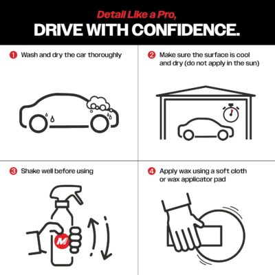 Malco Nano Care Banana Creme Wax - Deep Gloss Shine and Long-Lasting UV Protection/For Automotive, Marine and Industrial Finishes / 32 oz. (197732) - Image 7