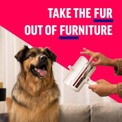 ChomChom Roller & Rake – Reusable Pet Hair Removal Roller with Rake Attachment for Cat & Dog Fur on Furniture, Couch, Carpet, Car, Rugs, Bedding & More– Portable, Eco-Friendly - Image 6