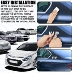 40PCS Custom Car Decal, 3D Chrome Letters Emblem, DIY Adhesive Number Symbol Badge, Vehicle Logo Stickers and Decals for Car Side Rear Trunk and Wall Decor Outdoor, Automotive Accessories - Image 5