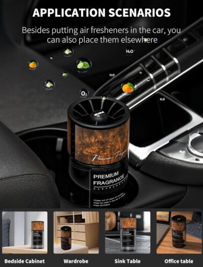 Kwak's Long Lasting Car Air Freshener - Aromatherapy for Car, Office,Home,160ML Natural Scents Air Fresheners for Men or Women(Black, Ocean) - Image 3
