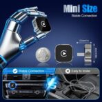 2026 Wireless Car Adapter - Universal Smart Screen Converter, USB-C/Type-C,Plug & Play, Zero Delay Needs Built-in Vehicle System (Silver) - Image 4