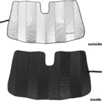 D-Lumina F150 Front Windshield Sun Shade - Compatible with Ford F-150 2021 2022 2023 2024 2025 - Foldable/Roll Up Car Window Heat Shield, Sunshade Protector - Image 9