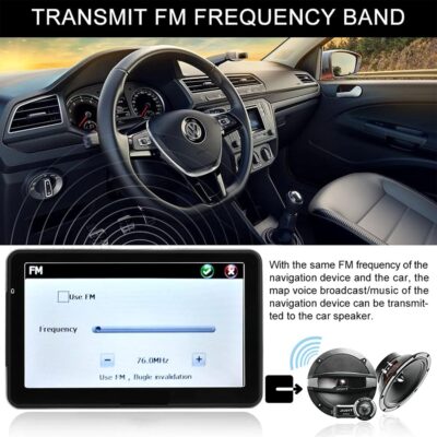 GPS Navigation for Car, Latest 2026 Map 7 inch Touch Screen Car GPS, Voice Turn Direction Guidance, Support Speed and Red Light Warning, Pre-Installed North America Lifetime map Free Update - Image 6