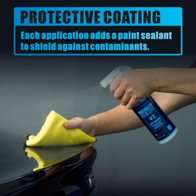 2-Pack Waterless Wash Spray and 6 Towels Kit for Cleaning, High Gloss and Protection- No Rinse Wash for Cars, Trucks, RVs Detailing - Ultra-Concentrated Safe Slick Lubricating Formula - Image 4