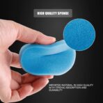 Car Foam Drill Polishing Pad Kit, 44Pcs 1inch 2inch 3inch Detail Polishing Buffing Pad Mix Size Car Detailing Kit with 5/8-11 Thread Backing pad & Adapters for Buffer Polisher Polishing, Buffing - Image 6