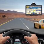 GPS Navigator for Car Truck RV, 7" Touchscreen GPS Navigation System, 2026 Map with Voice Guidance, Speed Alert, Red Light Warning, Custom Truck Routing, Free Lifetime Updates - Image 2