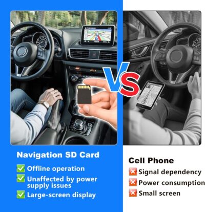 Navigation Car GPS SD Card Compatible with 2016-2018 Mazda 3, 2016-2020 CX-5/CX-9, 2016-2024 Mazda 6/CX-3/MX-5, GPS Map Card Sync Navigation System for USA/Canada/Mexico - Image 5