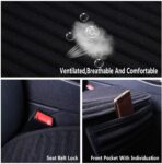 Suninbox Car Seat Covers Universal Car Seat Covers Pads Mat,Buckwheat Hull Bottom Seat Covers for Cars,Cooling Seat Covers Breathable Comfortable Ventilated (Beige Front Seat) - Image 6