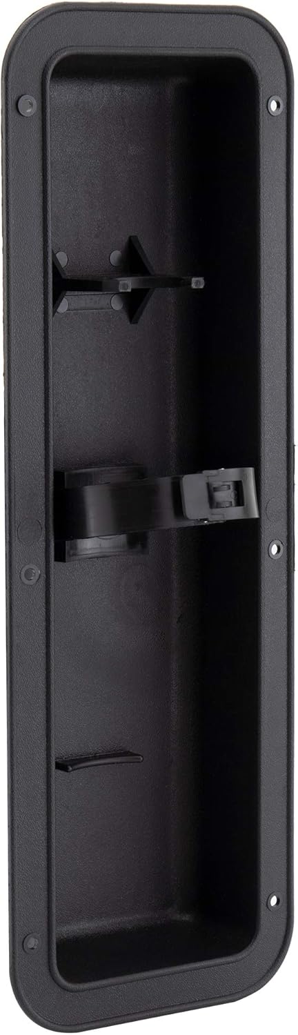 71w3XRK0F6L._AC_SL1500_.jpg RecPro RV Fire Extinguisher Holder Case | Fire Extinguisher Mount | Fire Extinguisher Cabinet - Image 1