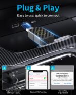 Mini Wireless CarPlay Adapter for Apple, Plug & Play Low Latency Converts Wired to Wireless CarPlay Dongle for iPhone iOS 10+, Connection Fast & Stable - Image 4