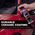 Car Wax Spray and Ceramic Coating for Cars - 3 in 1 Waterless Car Wash and Detailing - Quick Effect Coating Agent for Car - High Gloss Top Coat, Shiny Car Stuff by Shine Armor - Protective Wax 16FlOz - Image 5