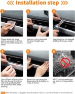 16Ft Chrome Car Trim Strip, Self-Adhesive Automotive Exterior and Interior Side Body Moulding, 1/4 inch (6mm) Scratch-Proof Silver DIY Accessories for Decorate Bumper Door Window - Image 5