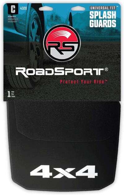 RoadSport 4320 'C' Series Universal Fit Premiere Splash Guard (Black with 4 x 4; 18" Height x 10-3/8" Wide) - Image 2