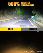 AILEO 2024 Upgraded H11 LED Bulbs,18000LM 60W 500% Ultra Brightness 6500K Cool White H8 H9 H11 LED Fog Light Bulb,Canbus Plug and Play,2Pcs - Image 3
