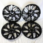 Auto Reflections Set of 4 16" 16 Spoke Wheel Covers for Toyota Corolla LE 2017-2019 - Gloss Black - Image 3