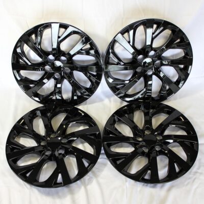 Auto Reflections Set of 4 16" 16 Spoke Wheel Covers for Toyota Corolla LE 2017-2019 - Gloss Black - Image 3