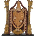 BISMAADH Handicraft Wooden Photo Frame Showpiece Specially Use for Table Top and Car-Dashboard,Home Decor, Pooja Room, Temple & House Warming Gift Purpose (Balaji)