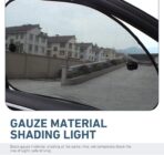 2 PCS Car Side Window Sun Shade, 25.5 x 14.9 Inch Mesh Sunshade with Suction Cups for UV and Heat Blocking, Universal for Most Cars, Trucks, SUVs (Black) - Image 7