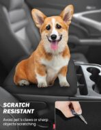 JOYTUTUS Center Console Cover Compatible with Silverado Sierra 2014 2015 2016 2017 2018 Jump Seat, Neoprene Arm Rest Armrest Cover for Car, Durable Middle Console Cover Replacement for Trucks - Image 7