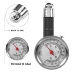 Didiseaon High-Precision Dial Tire Pressure Gauge for Cars and Motorcycles Digital Display, Portable Car Pressure Monitor Tool in Protective Plastic Case for Accurate Tire Testing - Image 7