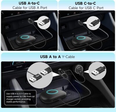 Wireless CarPlay Adapter, Magic AI Box with 4G LTE | GPS | Full Android OS, Wireless CarPlay Box Compatible with Wired Factory CarPlay & Android Auto, Support for YouTube/Netflix - Image 7