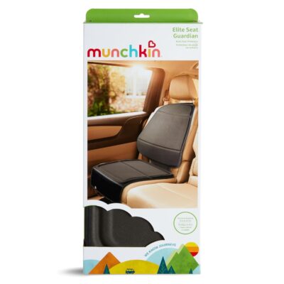 Munchkin Child Car Seat Protector, Elite Seat Guardian with Grime Guard Fabric, Dark Grey - Image 5