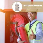 Fire Extinguisher Strap with Base Gray Adjustable Mounting Bracket for Vehicle Car Fire Extinguisher Holder Secure Fixing Strap for Truck and Utv Safety - Image 3