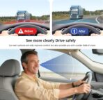 Adult Booster Car Seat Cushion, Office Chair Cushion,Truck Seat Cushion, Memory Foam Seat Cushion Increase Height by 3.94 Inch, Car Cushions for Driving Long Sciatica Tailbone Pain Relief - Image 6