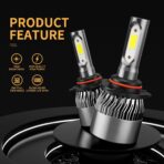 𝟫𝟢𝟢𝟧 𝟫𝟢𝟢𝟨 Bulbs Combo 6500K Cool White 60000LM 900% Brighter, 𝖧𝖡𝟥 𝖧𝖡𝟦 1:1 Beam Plug and Play IP68 Waterproof Off-Road Lights, Pack of 4 - Image 3