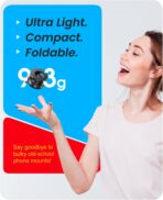 Magnetic Suction Cup Phone Mount for Magsafe, 360° Adjustable Magnetic Car Phone Holder, Pocket Size Foldable Car Mount, Cell Phone Holders for Your Car for iPhone 17 16 15 14 13 12 Series - Image 7