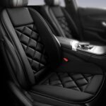 Chezope Car Seat Cushion with Back Support Pillow, Car Seat Cushion for Long Driving, Breathable Car Seat Protector, 1.2'' Thick Memory Foam Design for Pain Relief, Seat Pad for Car SUV Truck (Black)