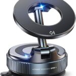 Magnetic Suction Cup Phone Mount for Magsafe, 360° Adjustable Magnetic Car Phone Holder, Pocket Size Foldable Car Mount, Cell Phone Holders for Your Car for iPhone 17 16 15 14 13 12 Series