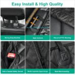 Dog Car Seat Cover for Back Seat Cover,Non Stick Fur Rear Seat Protector for Pet,Nonslip Waterproof Durable Universal Fit Interior Backseat Covers for Auto Van SUV - Image 4