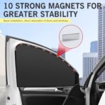 4PCS Auto Window Shade, Magnetic Side Window Sun Shade, Block Light Car Window Covers, Heat Insulation and UV Protection Car Curtain, Universal Interior Accessories - Image 6