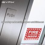 iSYFIX Fire Extinguisher Inside Signs Stickers – 5 Pack 5x4 Inch – Self-Adhesive Vinyl Decals, Laminated for UV, Weather, Scratch, Fade Resistance, for Cars, Trailers, Rv's, Trucks and Vehicles - Image 4
