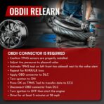 315Mhz Pre-Programmed TPMS Sensor, 4 Pack Tire Pressure Monitoring Sensor fit for Ford F150 Escape Explorer Ranger Transit, Lincoln Aviator Corsair, Replace JX7Z1A189C - 4 Replaceable Valve Stems - Image 9