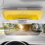 Day/Night Polarized Sun Visor Extender for Car/Trucks, Anti-Glare UV Protection Clip-On Shield, Shatterproof Optical Acrylic/Heat Reducer/Universal Adhesive-Free Sun Visor for Car Windshield - Image 8