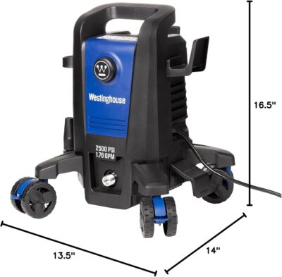 Westinghouse ePX3500 Electric Pressure Washer, 2500 Max PSI 1.76 Max GPM with Anti-Tipping Technology, Onboard Soap Tank, Pro-Style Steel Wand, 5-Nozzle Set, for Cars/Fences/Driveways/Home/Patios - Image 12