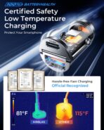 MRGLAS 90W USB C Car Charger Fast Charging,[Invisible Design] All Metal Car Charger USB C PD45W+QC3.0 Dual Port Cigarette Lighter Car Adapter for iPhone 17 16 Pro Max Plus 15 Samsung S26 S25 Ultra - Image 6