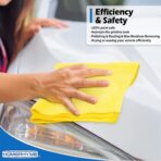 HOMERHYME Microfiber Towels for Cars, 24 Pack Microfiber Cleaning Cloths, 11.5"*11.5" Cleaning Rags Towels Bulk Absorbent Lint-Free, All-Purpose for Detailing, Office, Household Cleaning - Image 4