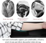 Car Armrest Support Cover, Left Side Door Armrest Cushion Pad Extender with Storage Box, Anti-Slip & Waterproof Leather Driver Left Arm Rest Storage Cover, Car Accessories (Black, Style 1) - Image 4