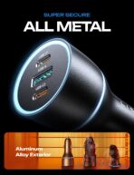 LISEN 200W Car Charger USB C Fast Charge [Gan] PD 140W Fast Car Charger USB C, 3 Port Type C Fast Charging for Multi Device, for iPhone 17 16 15 14 13 12, MacBook Neo Pro, Laptop, iPad, Samsung S26 - Image 9